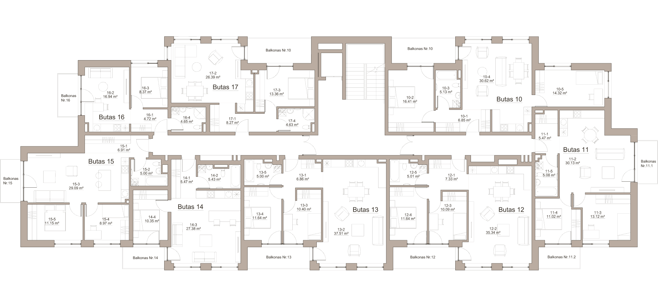 Apartment in floor